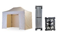 Nůžkový párty stan 3x4,5 m TENTino SMALL HEXAGON Barva opláštění: 2A - KRÉMOVÁ