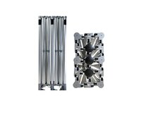 TENTino Konstrukce nůžkového párty stanu BIG HEXAGON EXTRA HIGH ROOF 4x8 m bez opláštění