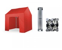 Nůžkový párty stan 3x3 m TENTino GABLED EXTREME Barva opláštění: 5A - ŠEDÁ