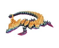 3D flexi duhový drak velký 48 cm