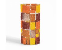 WAGA - Skleněná váza CORAL KARO oranžová