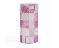 WAGA - Skleněná váza CORAL KARO růžová