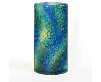 WAGA - Skleněná váza MADEIRA modrozelená
