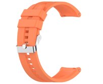 UNI Oranžový silikonový řemínek 22mm oranžová