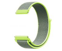 UNI Světle zelený nylonový řemínek 20mm zelená