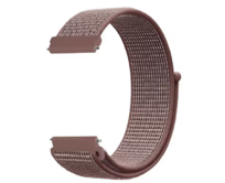 UNI Hnědý nylonový řemínek 20mm hnědá