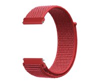 UNI Červený nylonový řemínek 22mm červená