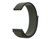 UNI Zeleno modrý nylonový řemínek 22mm vícebarevná