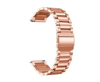 UNI Růžové zlato kovový řemínek 20mm zlatá