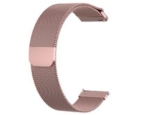 UNI Růžový Milánský řemínek 20mm růžová