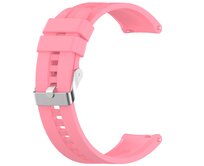 UNI Silikonový řemínek 20mm - Růžový růžová