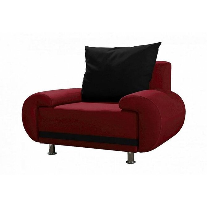Křeslo AMORE - červeno-černé - Neo 20 + Neo 21
