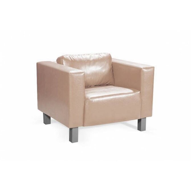 Křeslo VALENTINO - světlehnědé - Mg 2