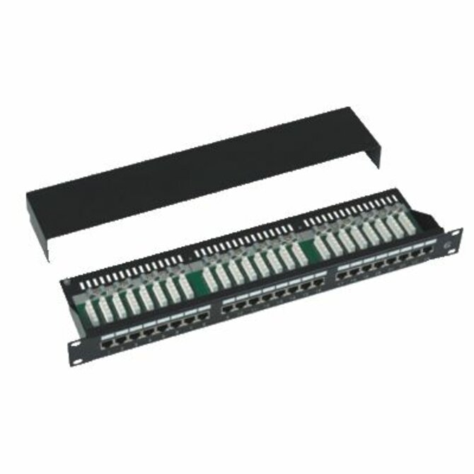 STP Patchpanel, Cat.5e, 24-Port