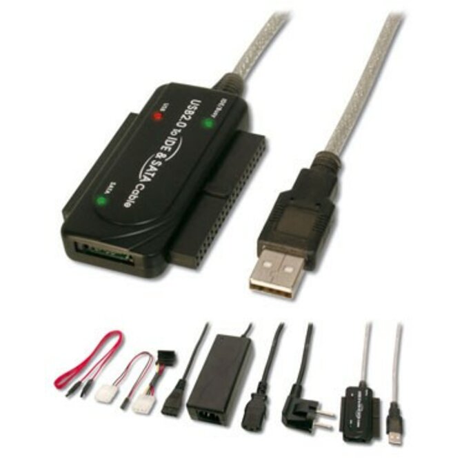 GEMBIRD Kabel redukce USB-IDE/SATA 2,5´´/3,5´´