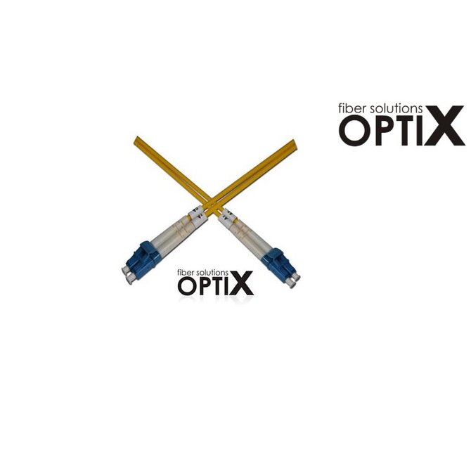 OPTIX LC/UPC-LC/UPC Optický patch cord 09/125 1m G.657A