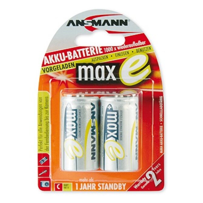 Ansmann akumulátor C NiMH 4500 mAh (2 ks) maxE