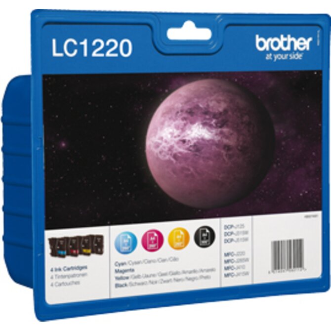 Brother LC-1220 sada inkoustů - black, magenta, yellow, cyan