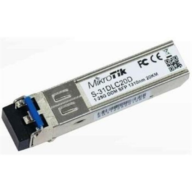 MikroTik S-31DLC20D, SingleMode SFP modul 1.25G (20km)