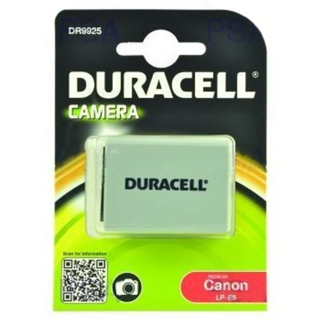 DURACELL Baterie - DR9925 pro Canon LP-E5, šedá, 1020 mAh, 7.4V