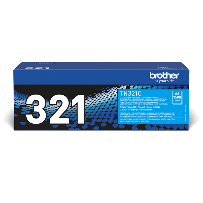 Brother - TN-321C, toner cyan (až 1 500 stran)