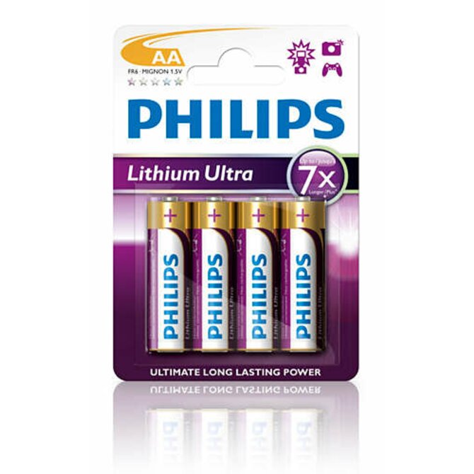 Philips baterie AA Ultra lithium - 4ks