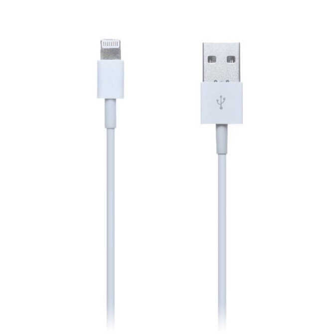 CONNECT IT Wrez Apple Lightning - USB, bílý, 2m