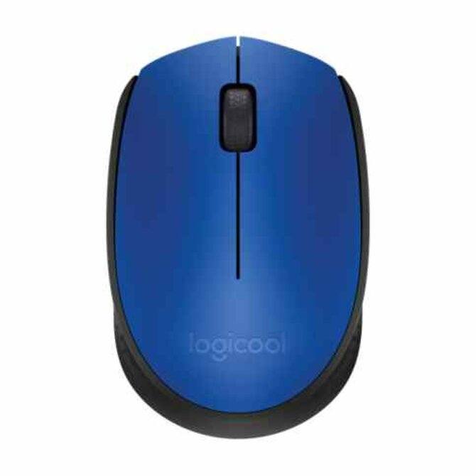 Logitech myš Wireless Mouse M171, optická, 2 tlačítka, modrá, 1000dpi