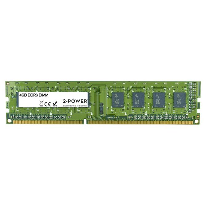 2-Power 4GB MultiSpeed 1066/1333/1600 MHz DDR3 Non-ECC DIMM 2Rx8(  DOŽIVOTNÍ ZÁRUKA )