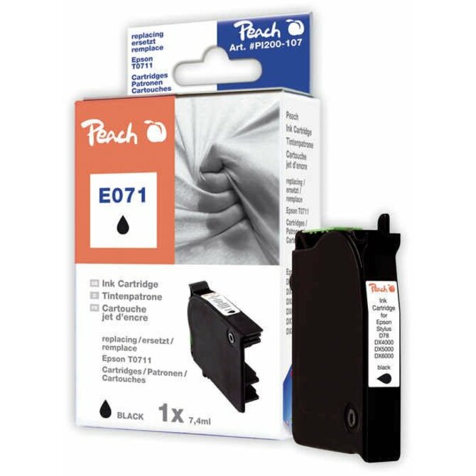 PEACH kompatibilní cartridge Epson T0891, Black, 8,1 ml