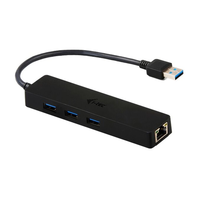 i-Tec USB3.0/LAN+HUB 3port Slim Gigabit Ethernet adaptér