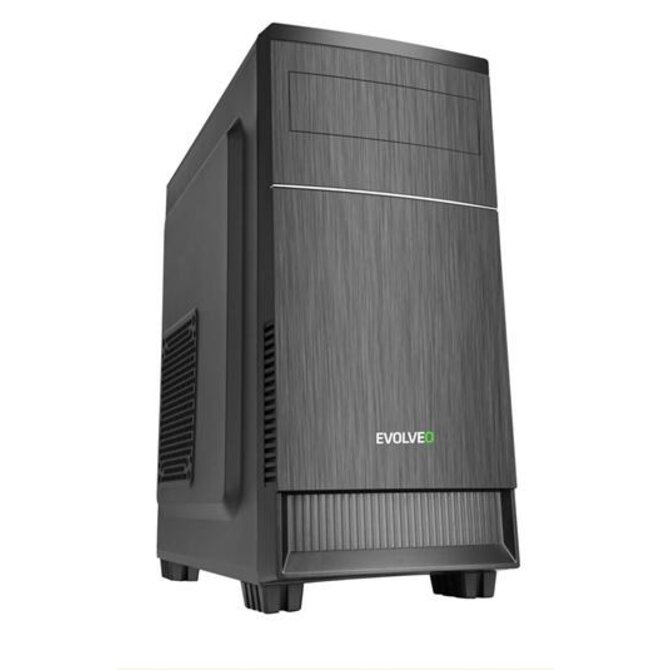 EVOLVEO M1, case mATX, 2x USB2.0 / 1x USB3.0 / 2x 120mm LED / 1x 140mm/ černý