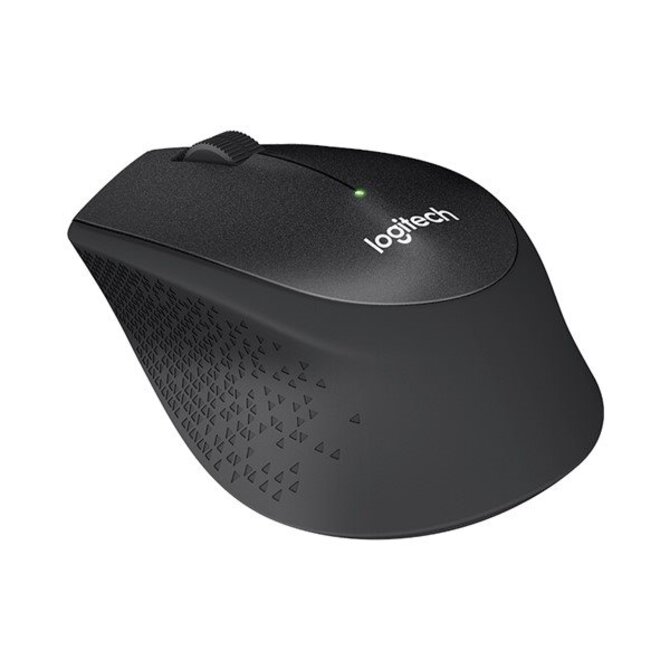 Logitech myš Wireless B330 Silent Plus, optická, bezdrátová, 3 tlačítka, černá, 1000dpi