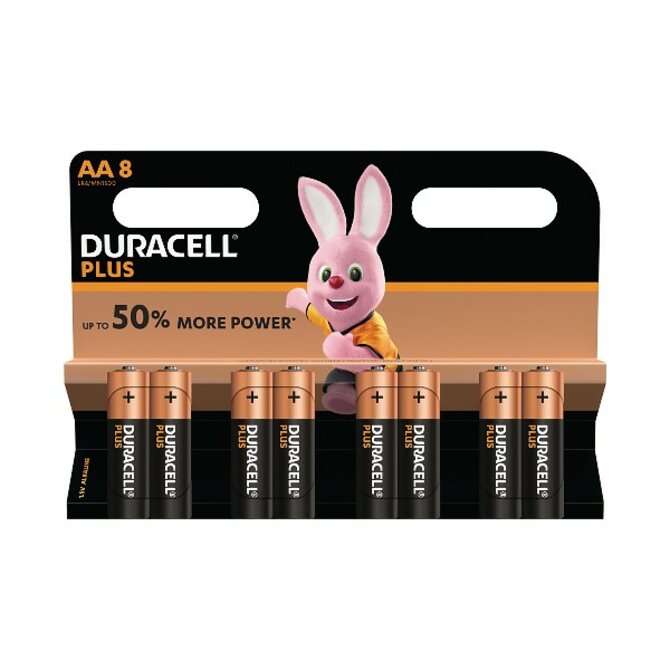 Duracell MN1500B8 Duracell Plus AA 8 Pack