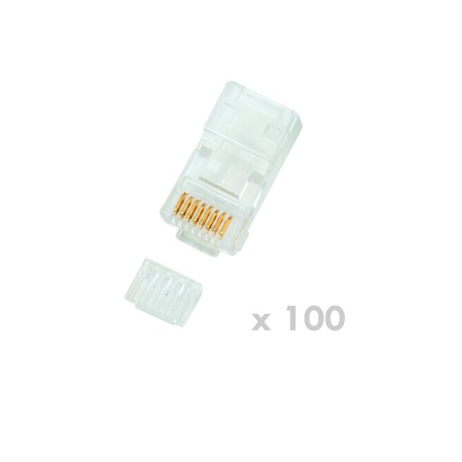 DATACOM Plug UTP CAT6 8p8c- RJ45 lanko - 100 pack