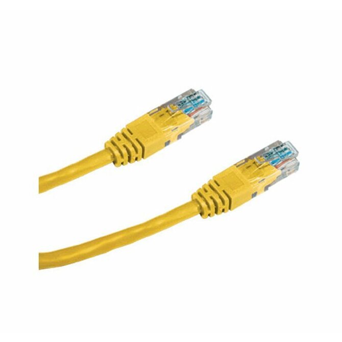 DATACOM Patch cord UTP CAT6 1m žlutý