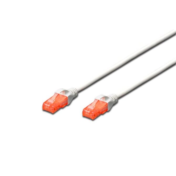 Digitus CAT 6 S-FTP patch cable, Cu, LSZH AWG 27/7, length 3 m, color white