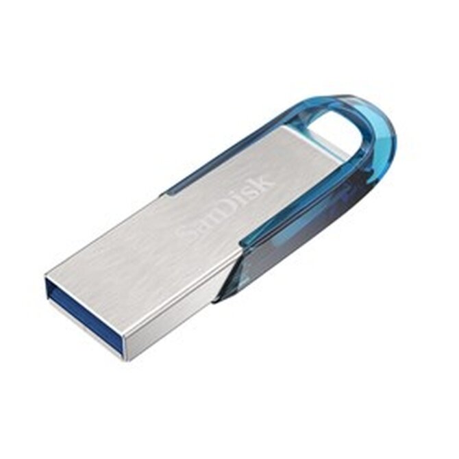 SanDisk Ultra Flair™ USB 3.0 128 GB tropická modrá