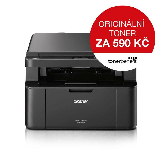 Brother DCP-1622WE TONER BENEFIT tiskárna GDI/kopírka/skener, USB, WiFi