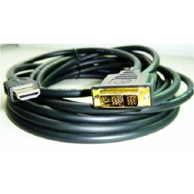 GEMBIRD CABLEXPERT Kabel HDMI-DVI  0,5m, 1.3, M/M stíněný, zlacené kontakty