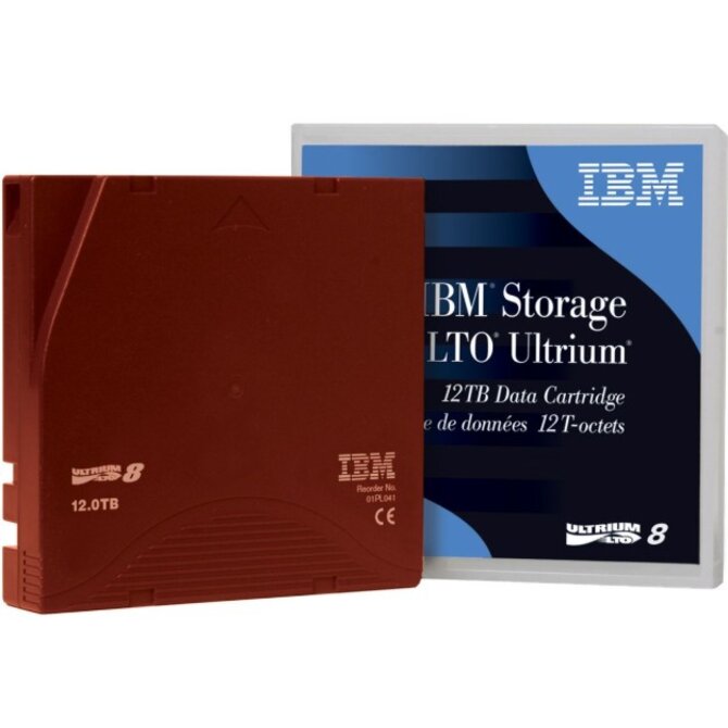 IBM LTO8 Ultrium 12TB/30TB data cartridge RW -1ks