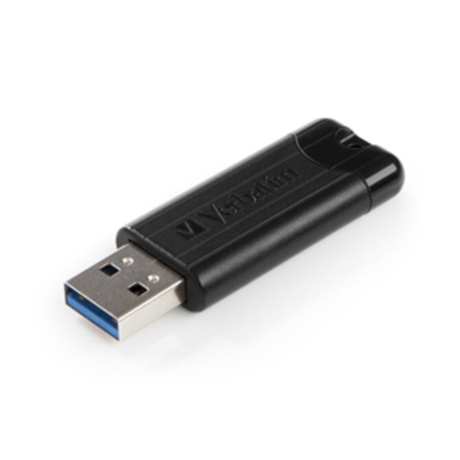 VERBATIM Store 'n' Go PinStripe 128GB USB 3.0 černá