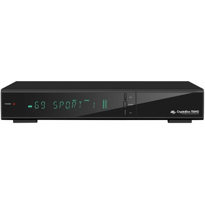 AB DVB-S/S2 přijímač Cryptobox 750HD/ Full HD/ H.265/HEVC/ čtečka karet/ HDMI/ USB/ SCART/ LAN/ PVR/ RS232