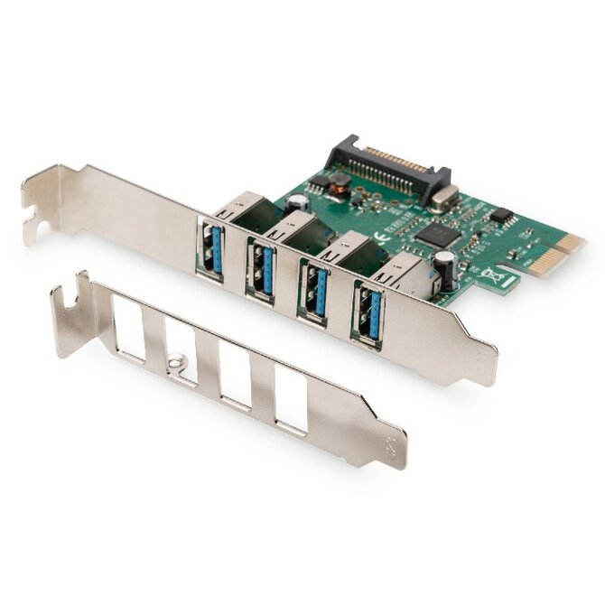 Digitus USB 3.0, 4 Port, PCI Express Add-On karta 4 porty A / F External, VL805 chipset