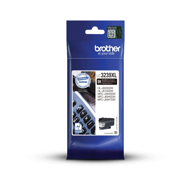 Brother LC-3239XLBK (inkoust black,6000 str.@ 5%  draft)