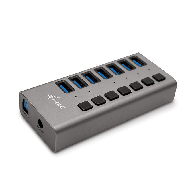 i-tec USB 3.0 Charging HUB 7 Port + Power Adapter 36 W