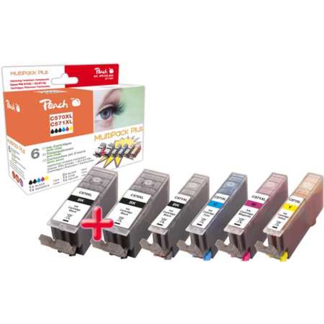 PEACH kompatibilní cartridge Canon PGI-570XL/CLI-571XL MultiPack Plus