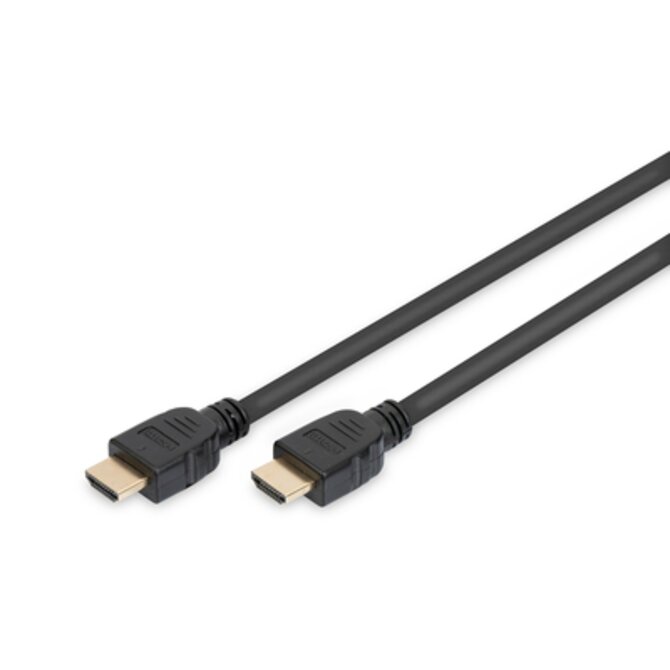 Digitus připojovací kabel HDMI 2.1 Ultra High Speed, typ A M / M, 5,0 m, s Ethernetem, UHD 8K 60p, zlacené konektory