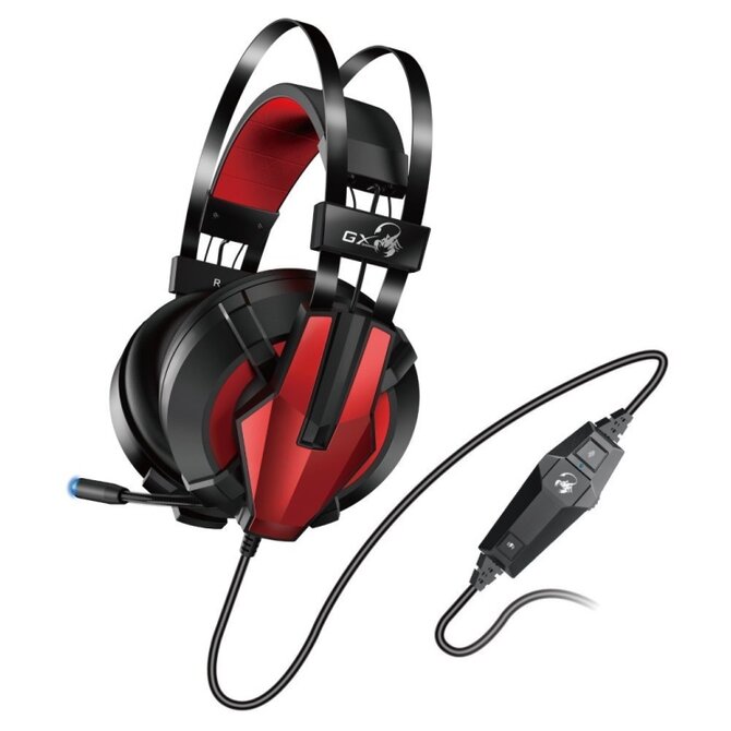 GENIUS GX GAMING HS-G710V Headset, herní, drátový, náhlavní, 7.1 virtuální zvuk, mikrofon, vibrace, USB