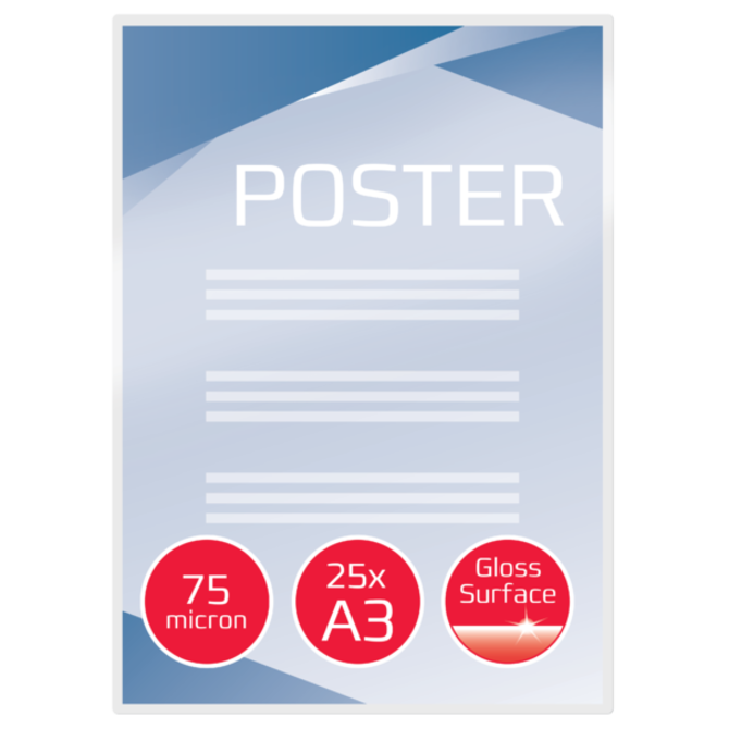 GBC Laminovací kapsy A3 75 mic (25)